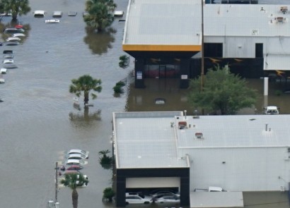 Flooded Commercial Buildings