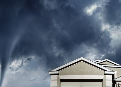 Tornado Approaching a Residence